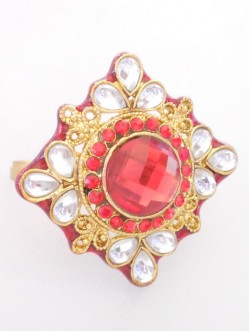 Kundan Finger Ring